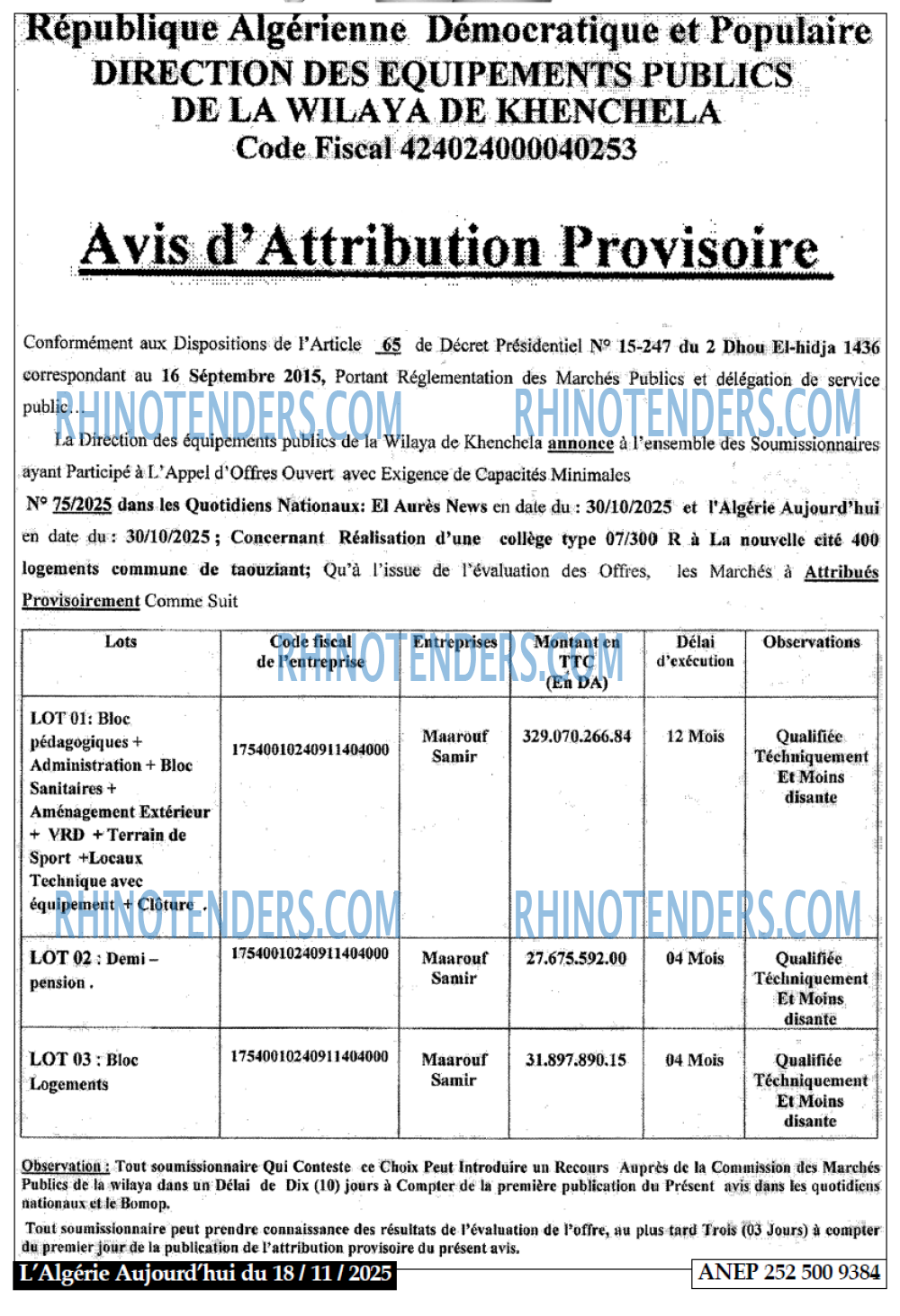 Aurès News