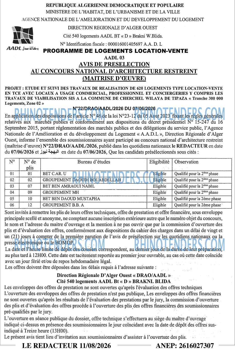 LE REDACTEUR