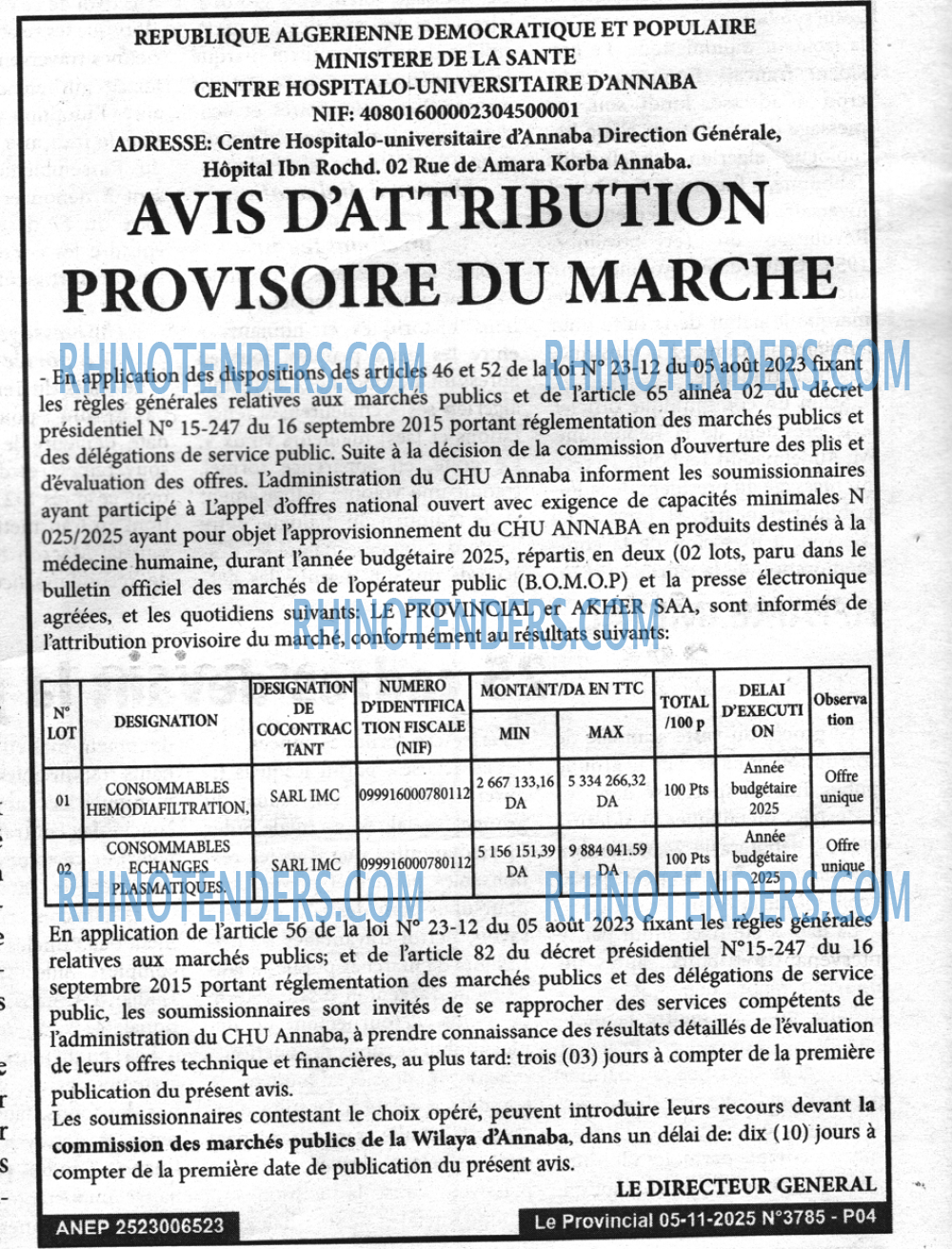 LE PROVINCIAL