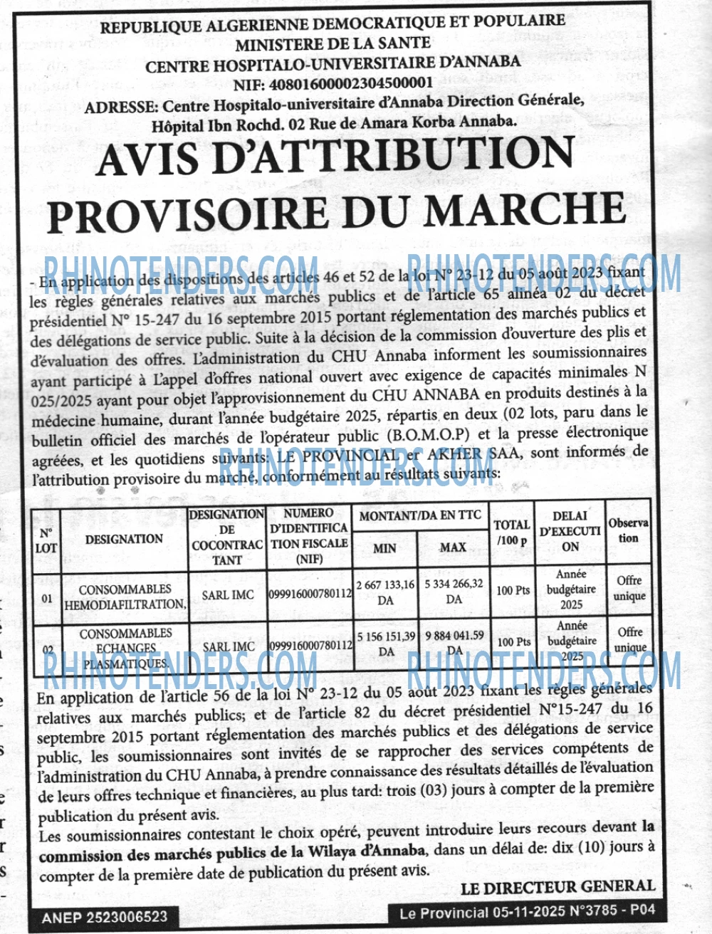 LE PROVINCIAL