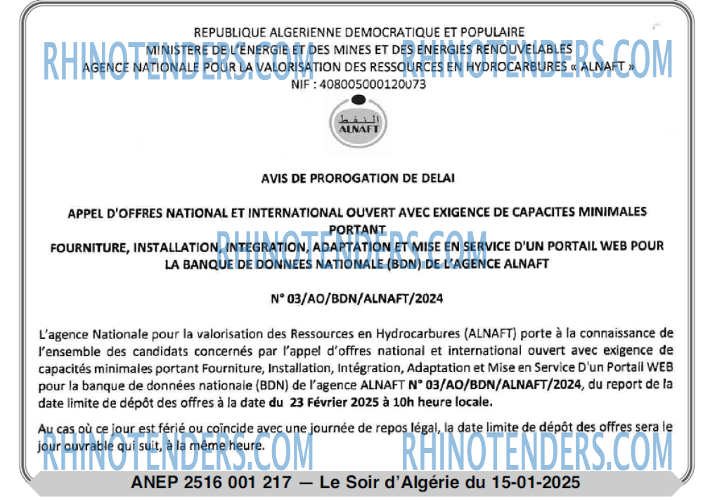 LE SOIR D'ALGERIE