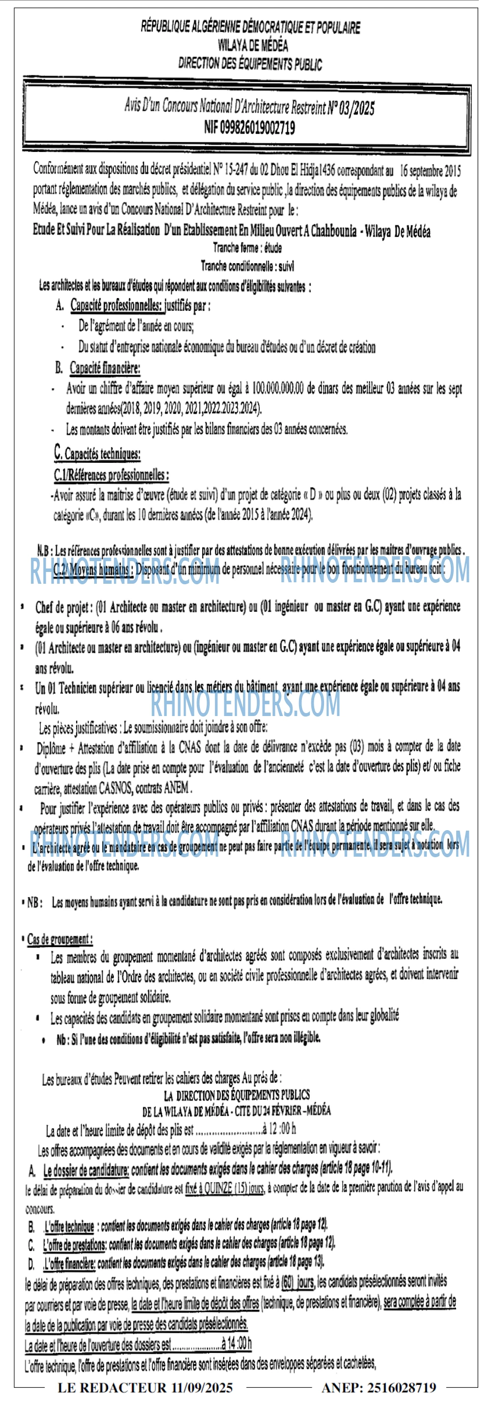 LE REDACTEUR