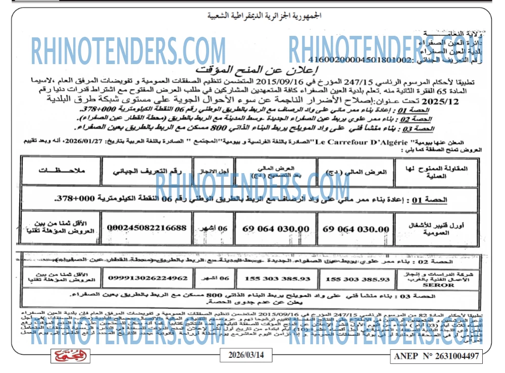 Le Carrefour d'Algérie