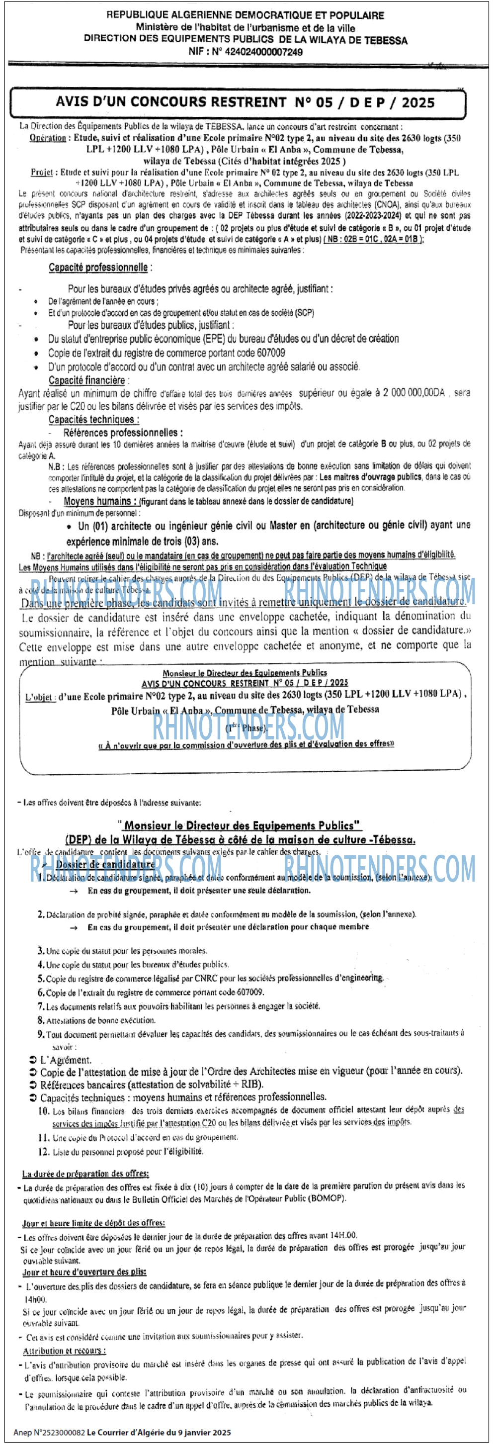 Le Courrier d'Algerie