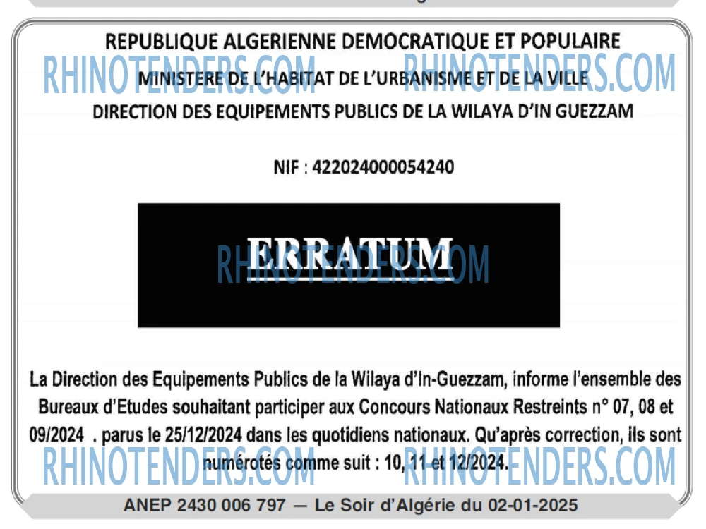 LE SOIR D'ALGERIE