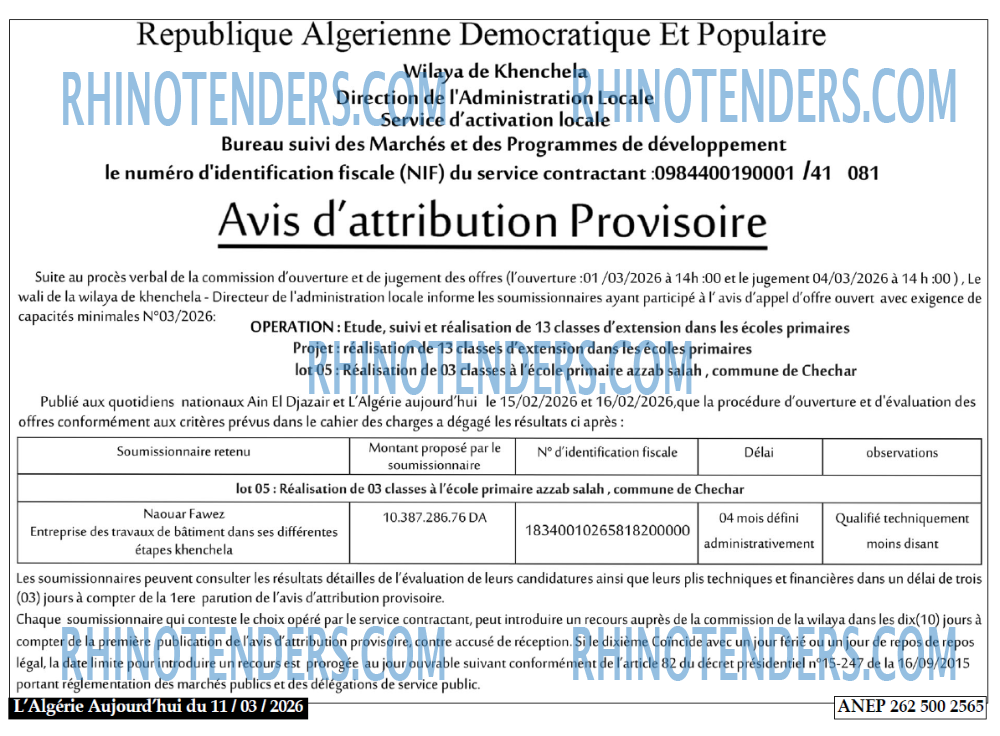 Le Jour d'Algérie