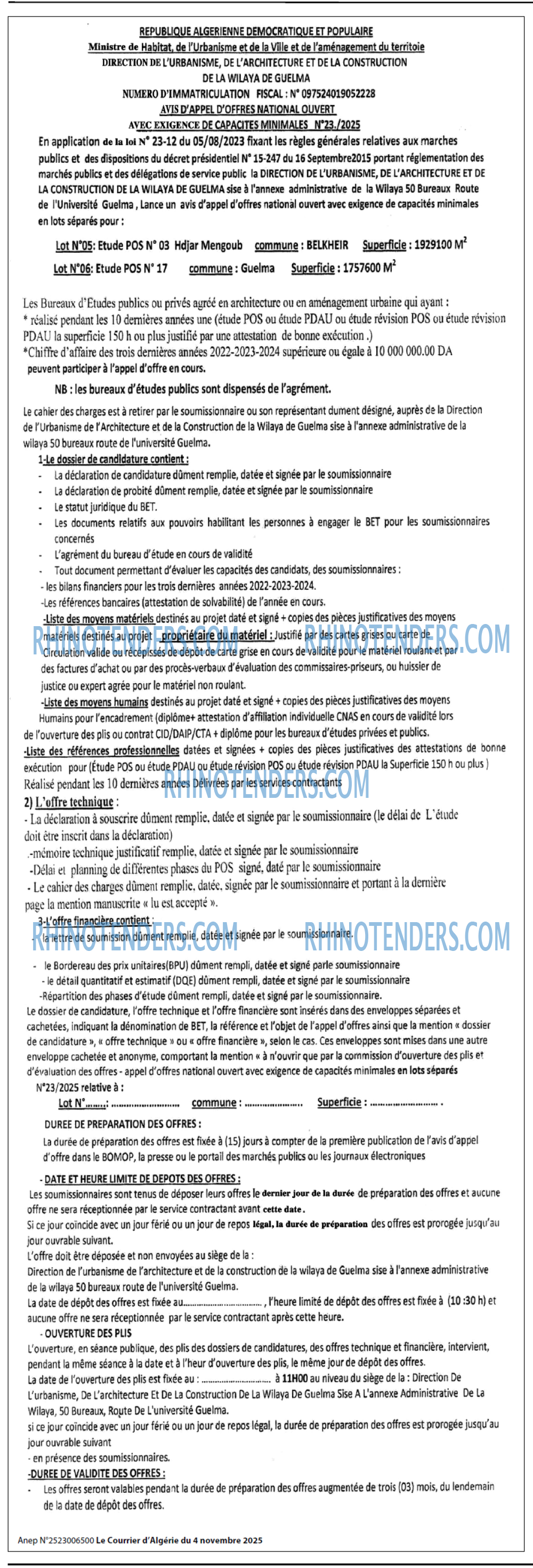 Le Courrier d'Algerie