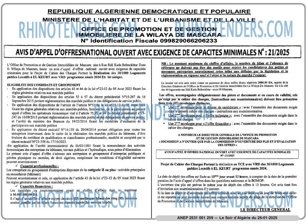 LE SOIR D'ALGERIE
