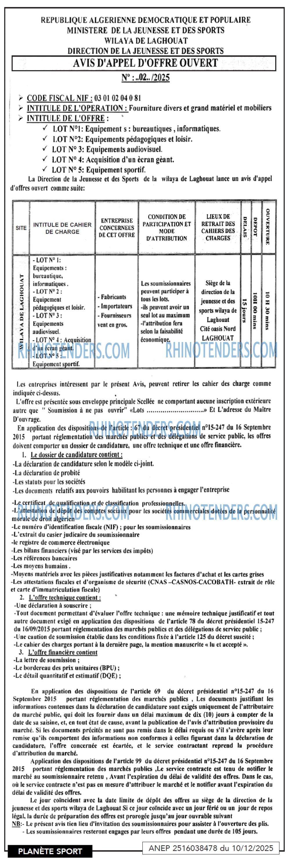 PLANETE SPORT