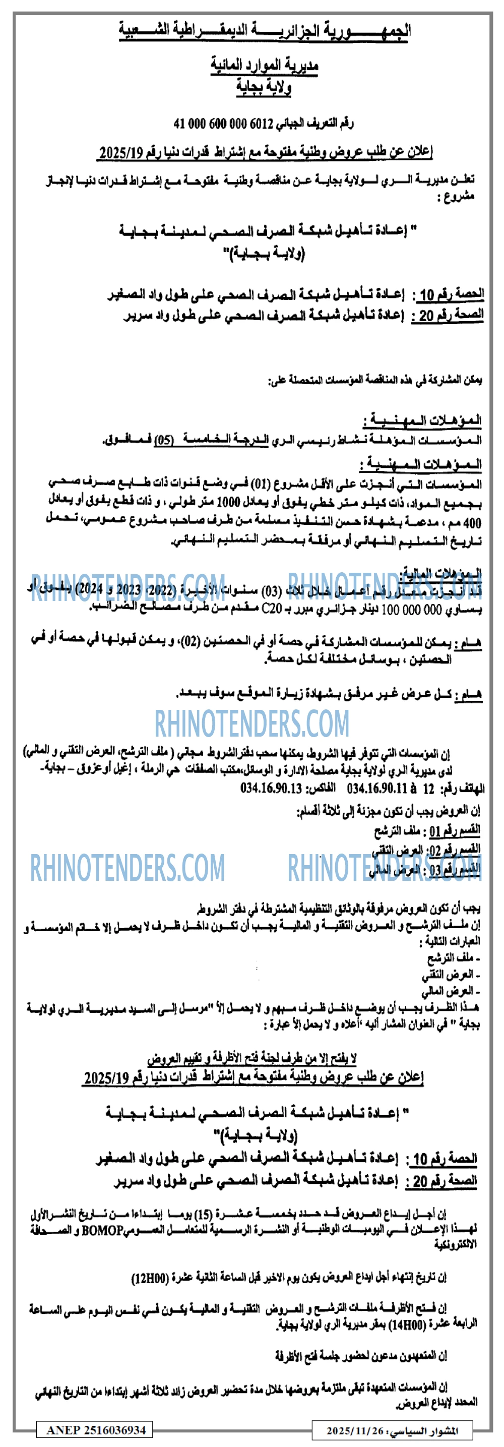 المشوار السياسي