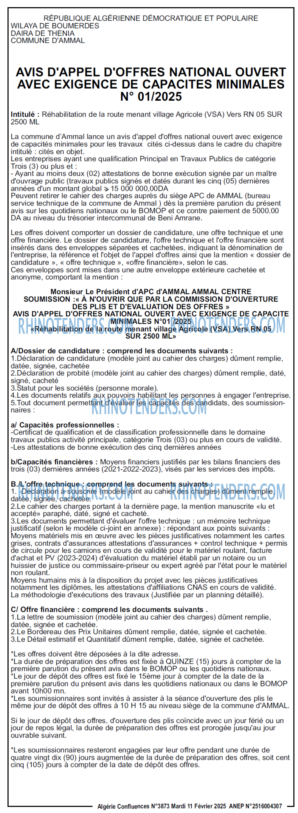 Algerie Confluence