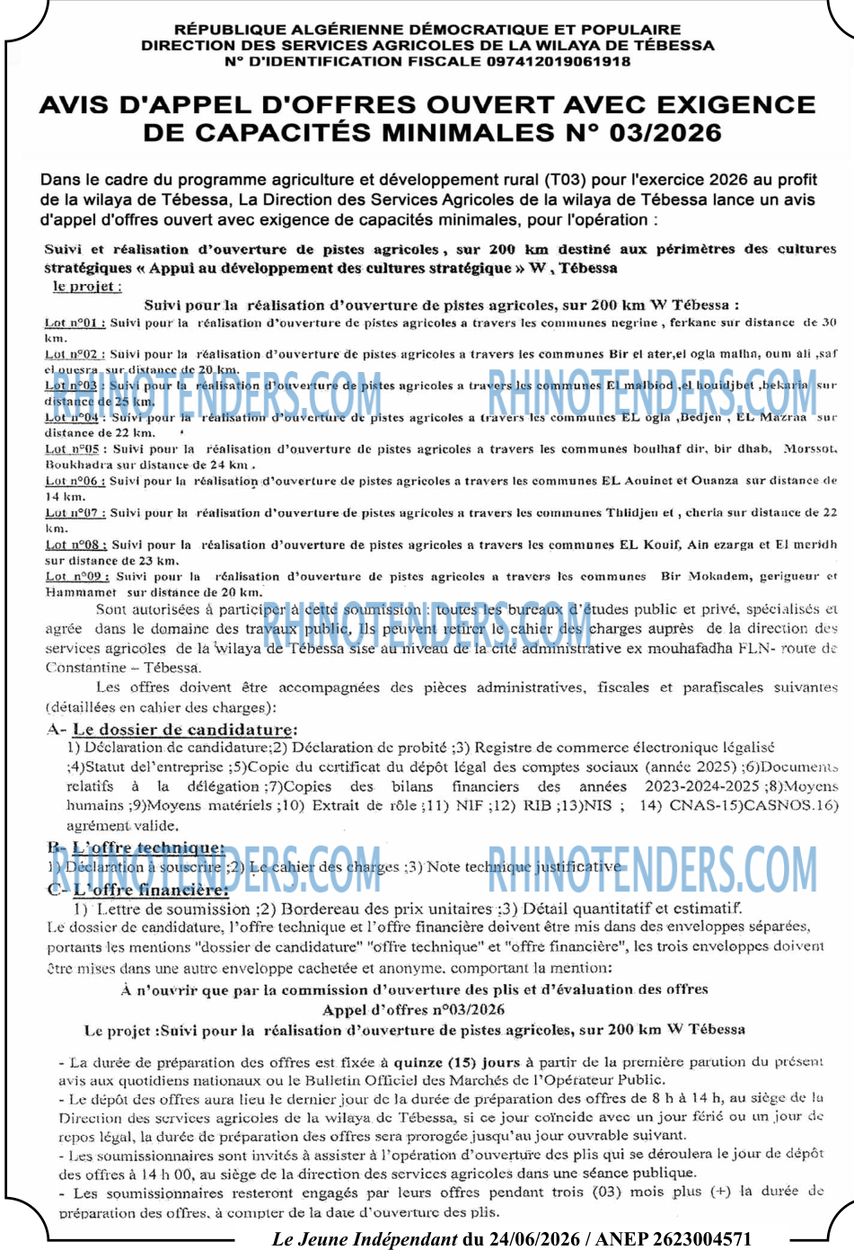 Jeune Independant