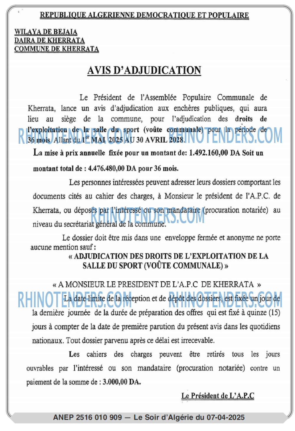 Le Jour d'Algérie