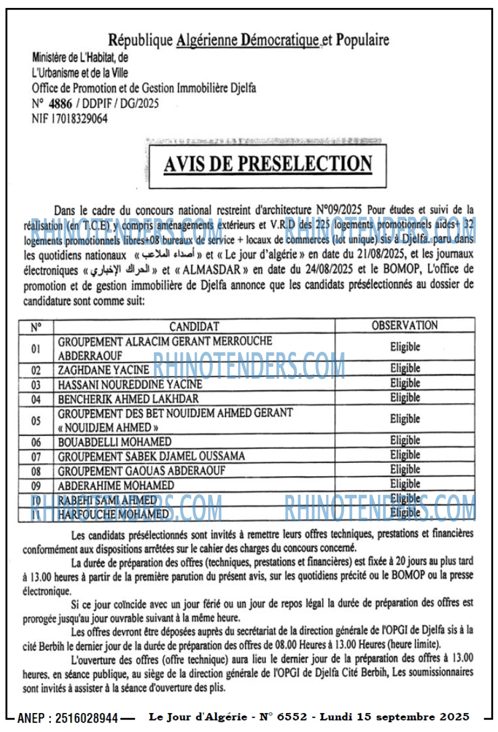 Le Jour d'Algérie