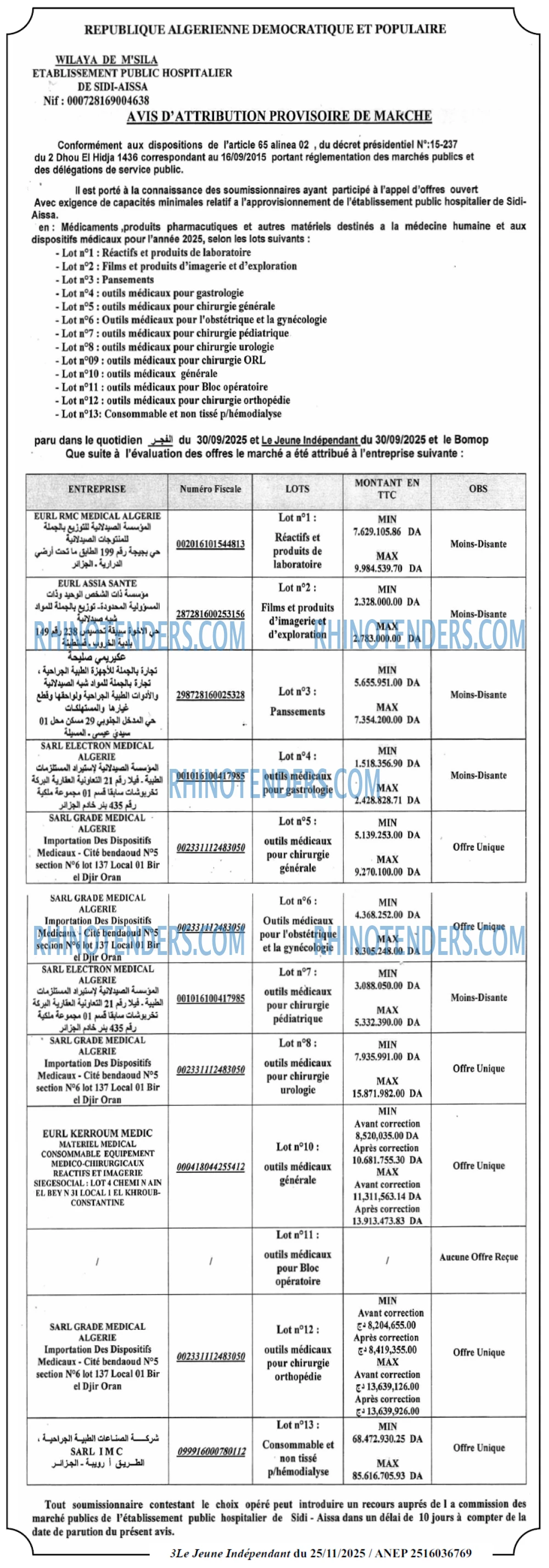 Jeune Independant