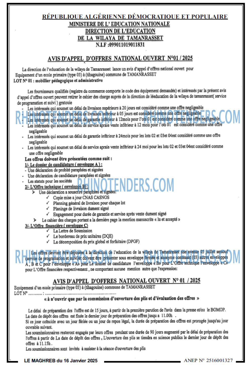 LE MAGHREB