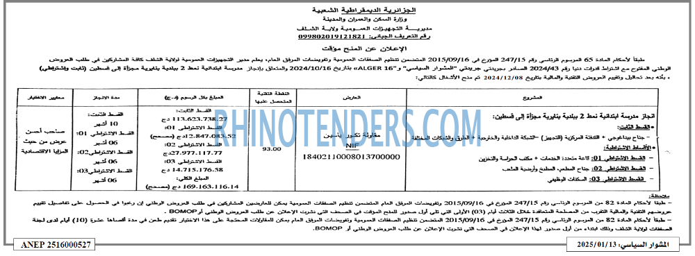 المشوار السياسي