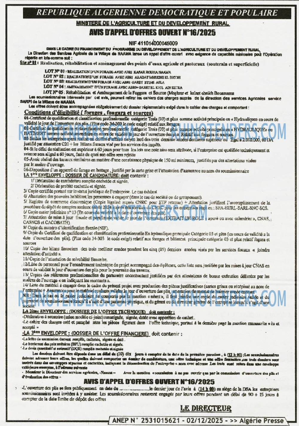 ALGERIE PRESSE