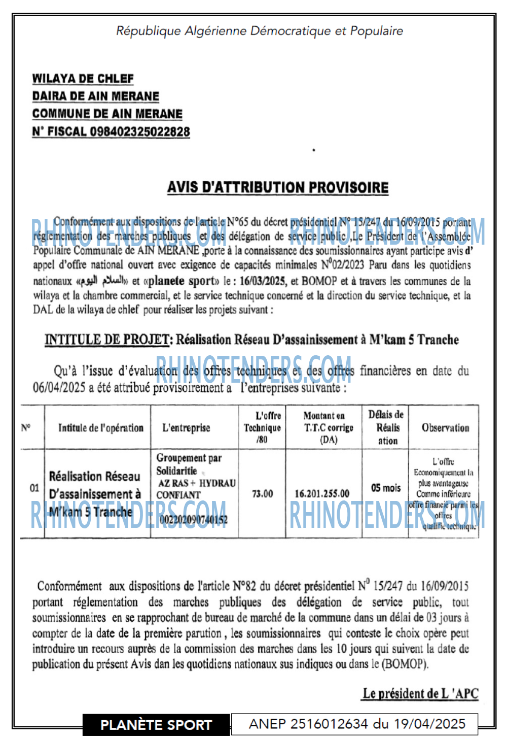 PLANETE SPORT