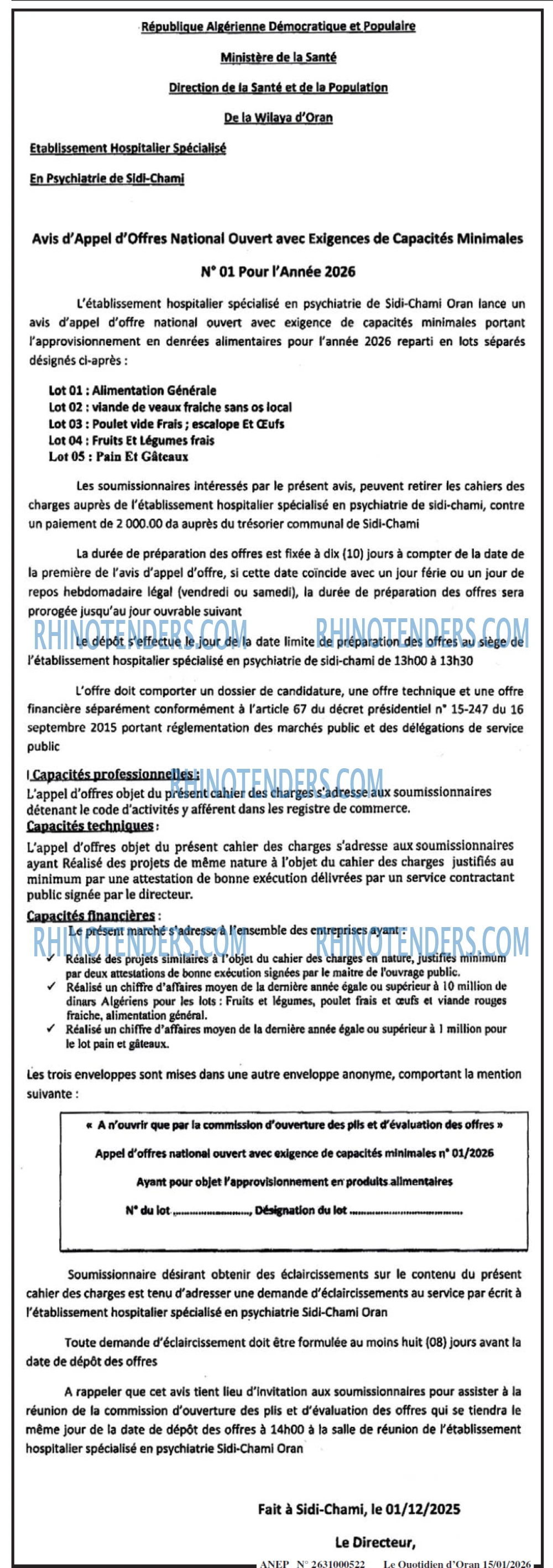 Le Quotidien d'Oran