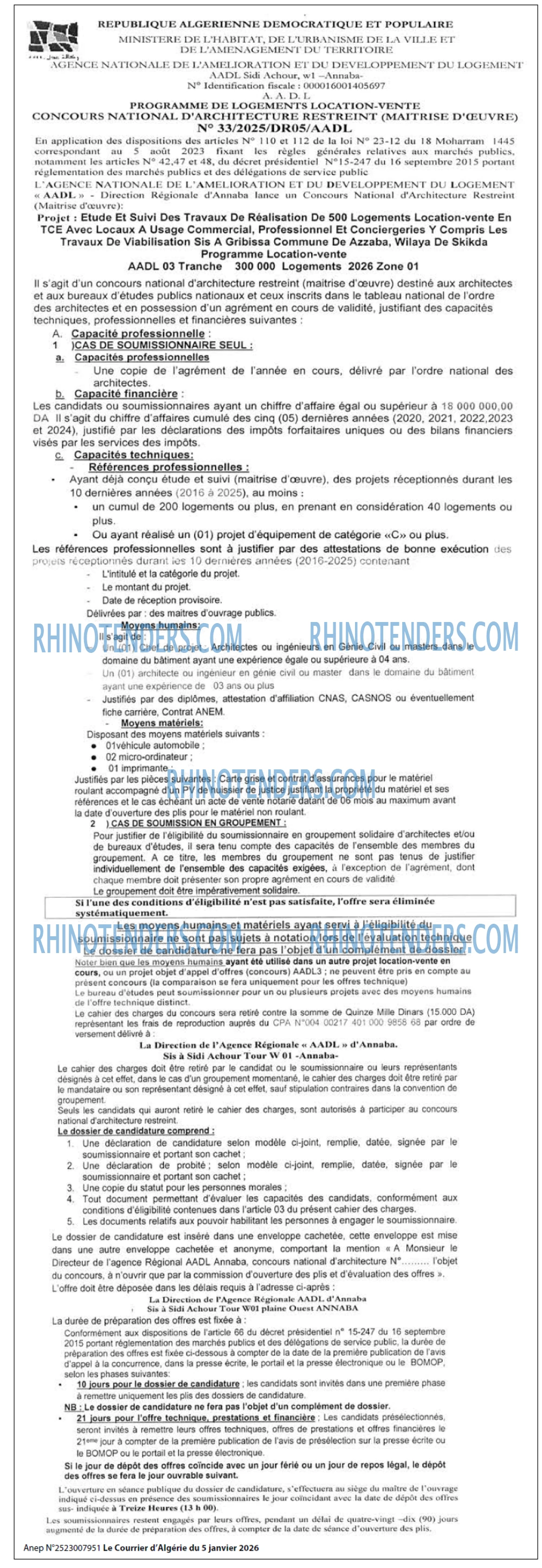 Le Courrier d'Algerie