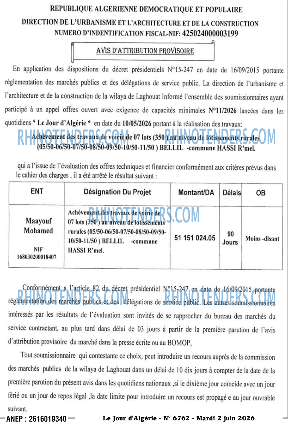 Le Jour d'Algérie
