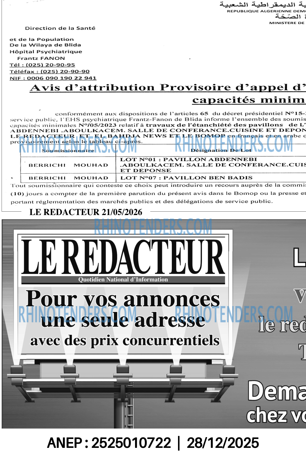 LE REDACTEUR