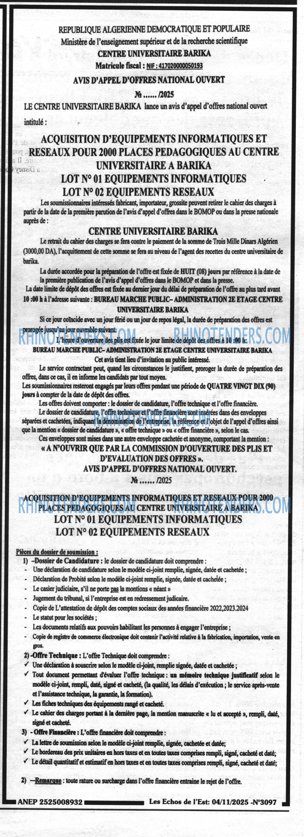 Les Echos de l'Est