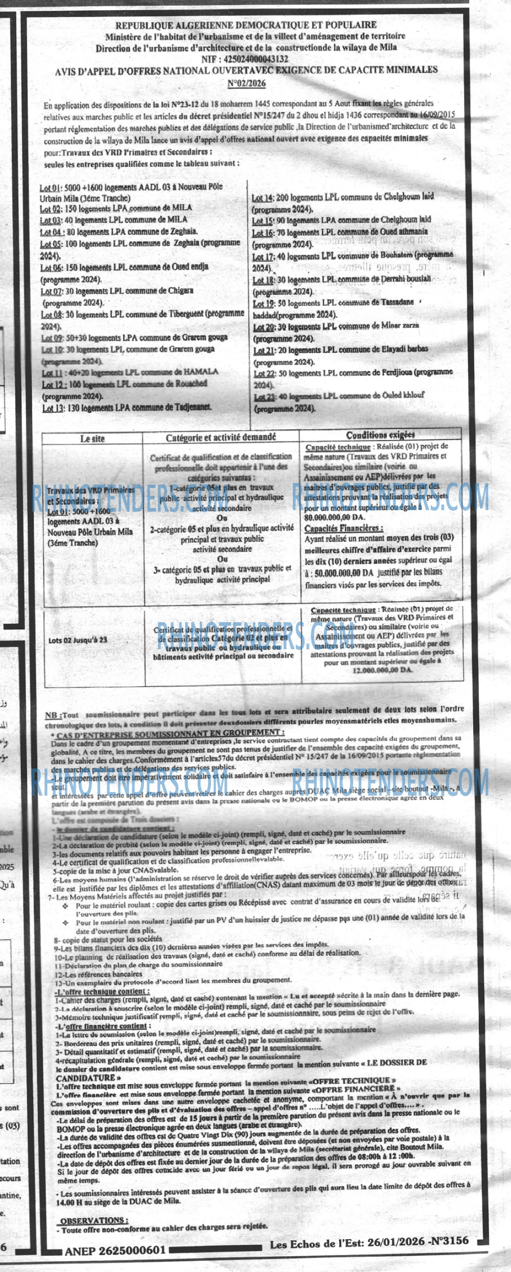 Les Echos de l'Est