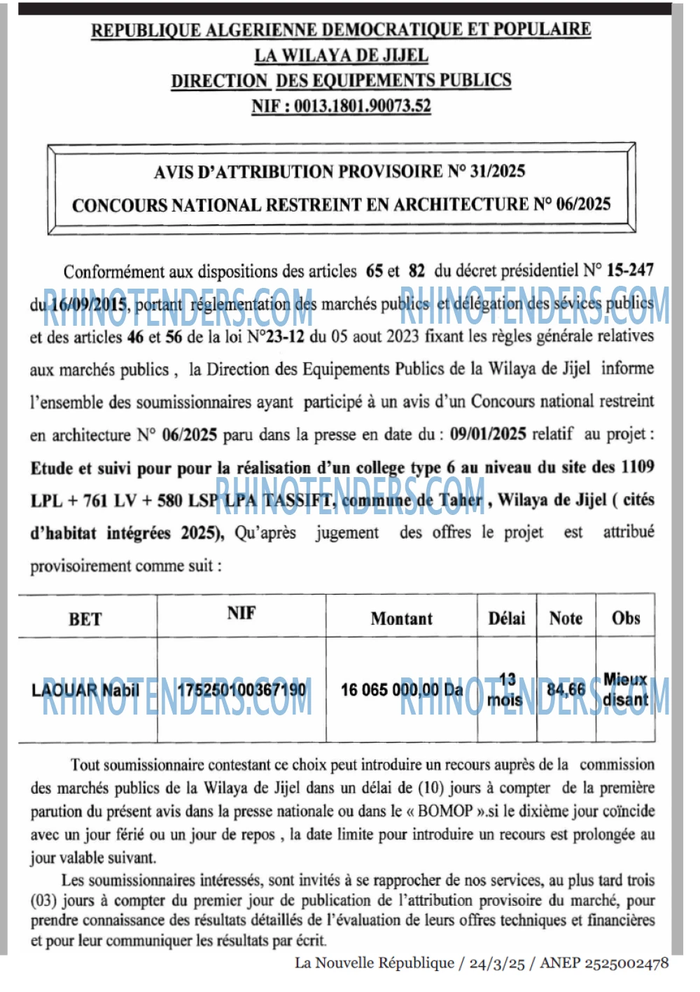 La Tribune