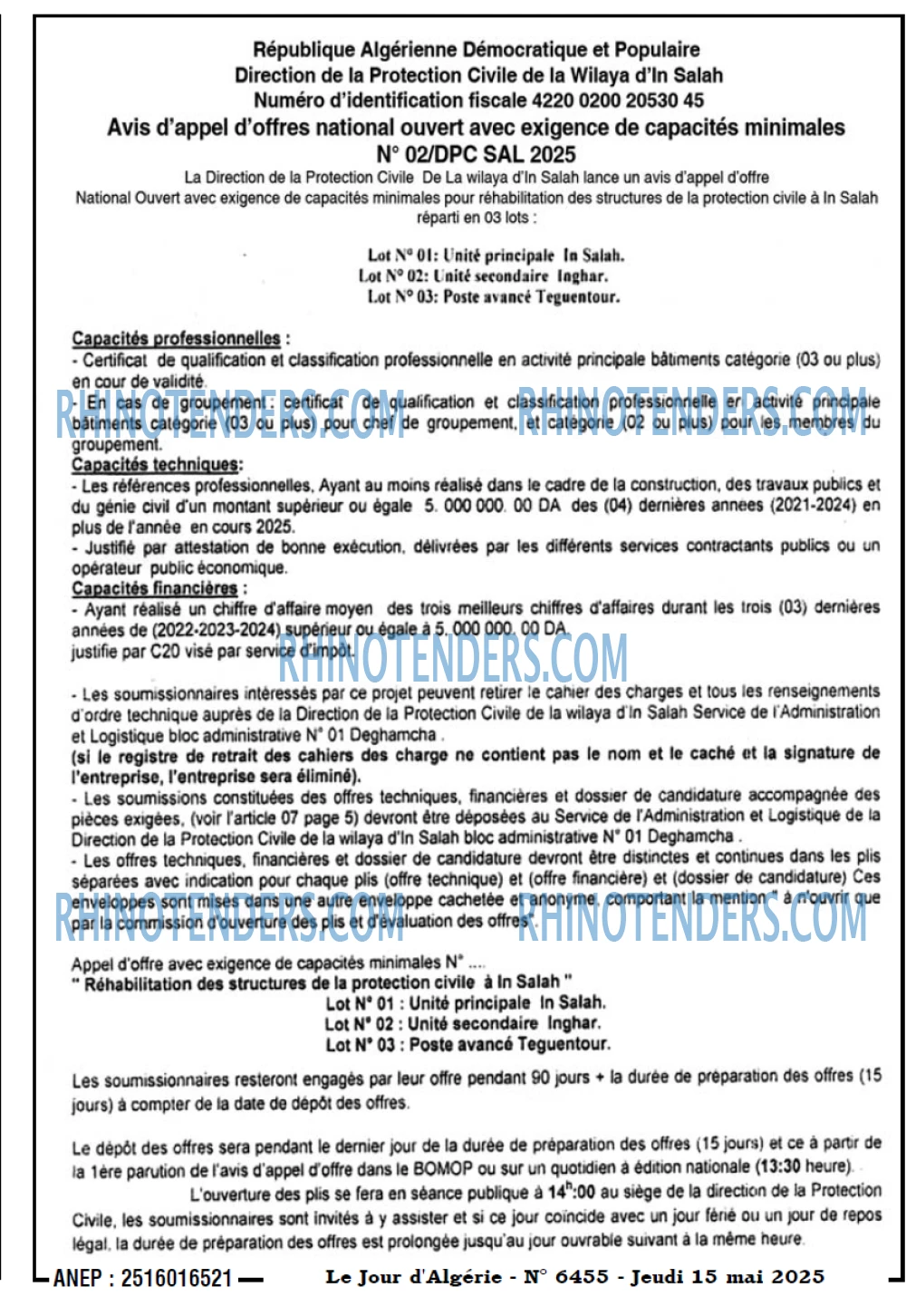 Le Jour d'Algérie