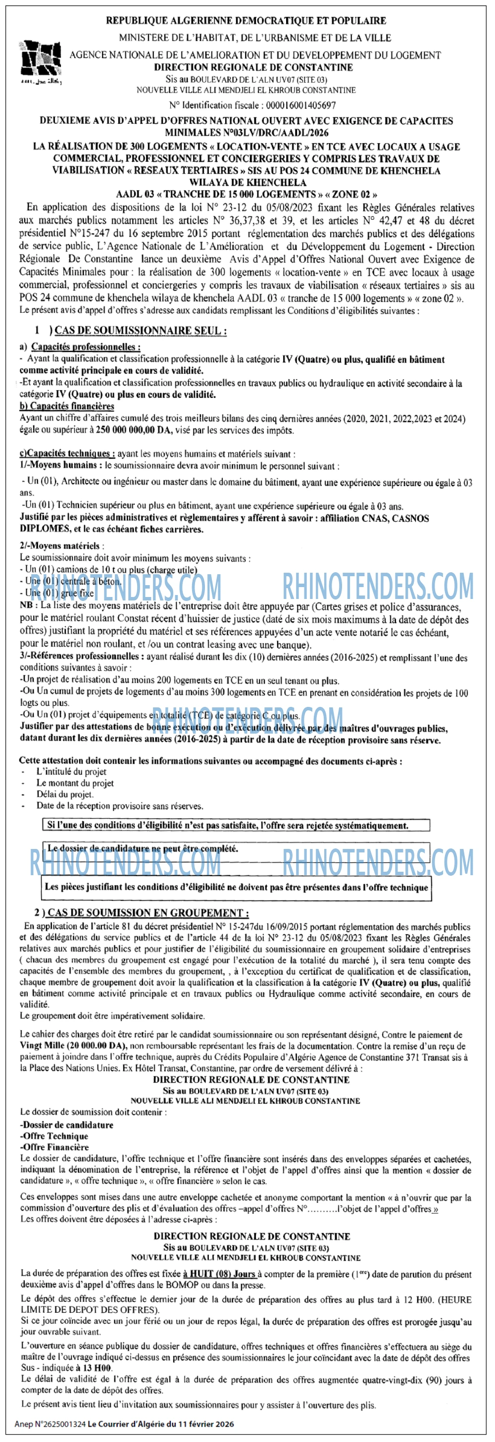 Le Courrier d'Algerie