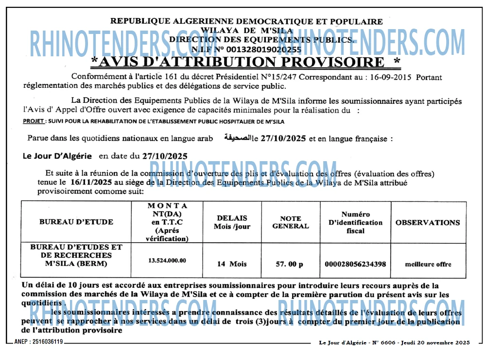 Le Jour d'Algérie