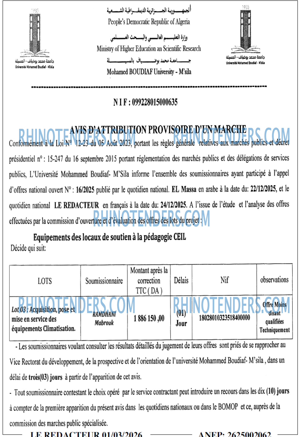 LE REDACTEUR
