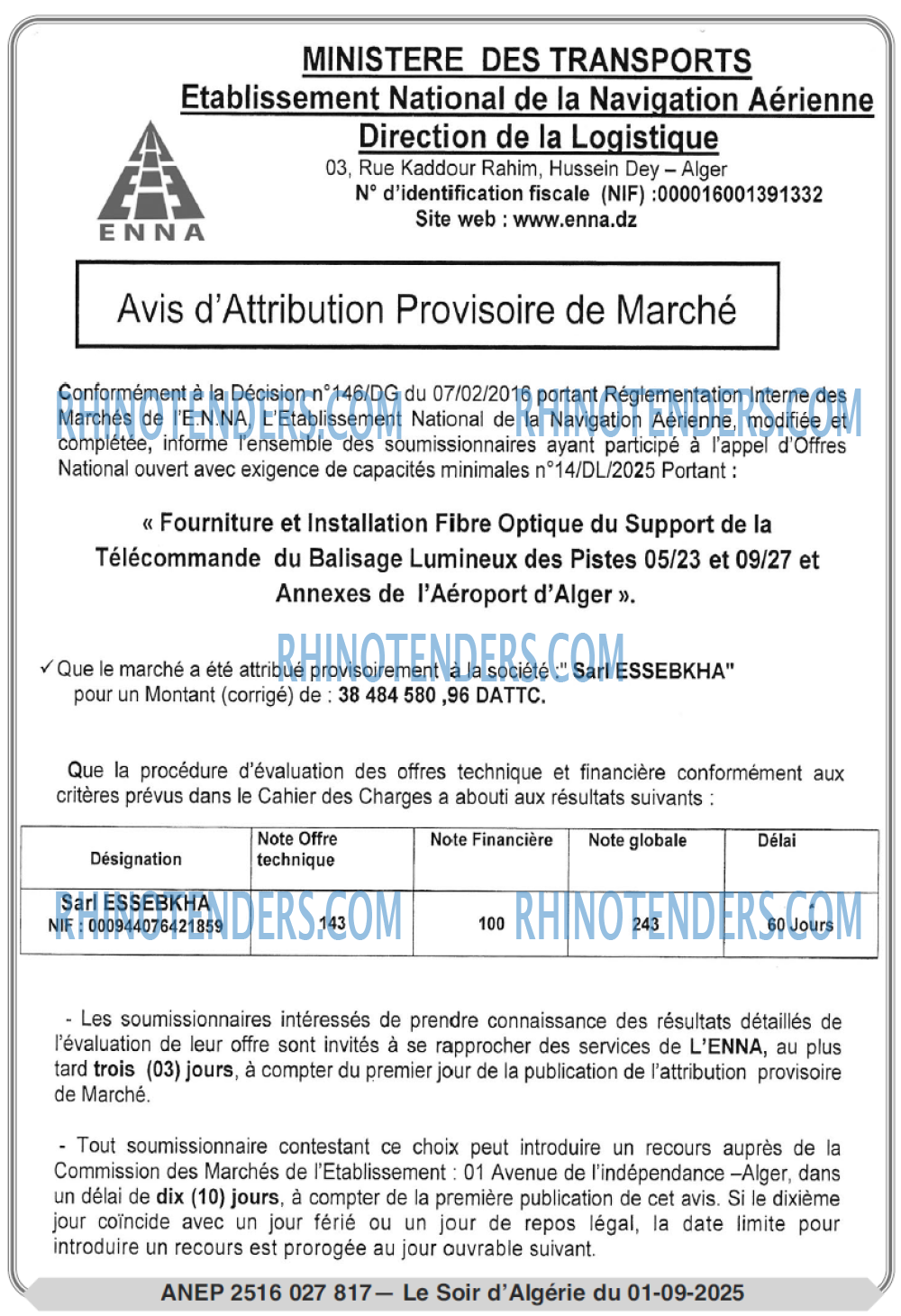 Le Jour d'Algérie