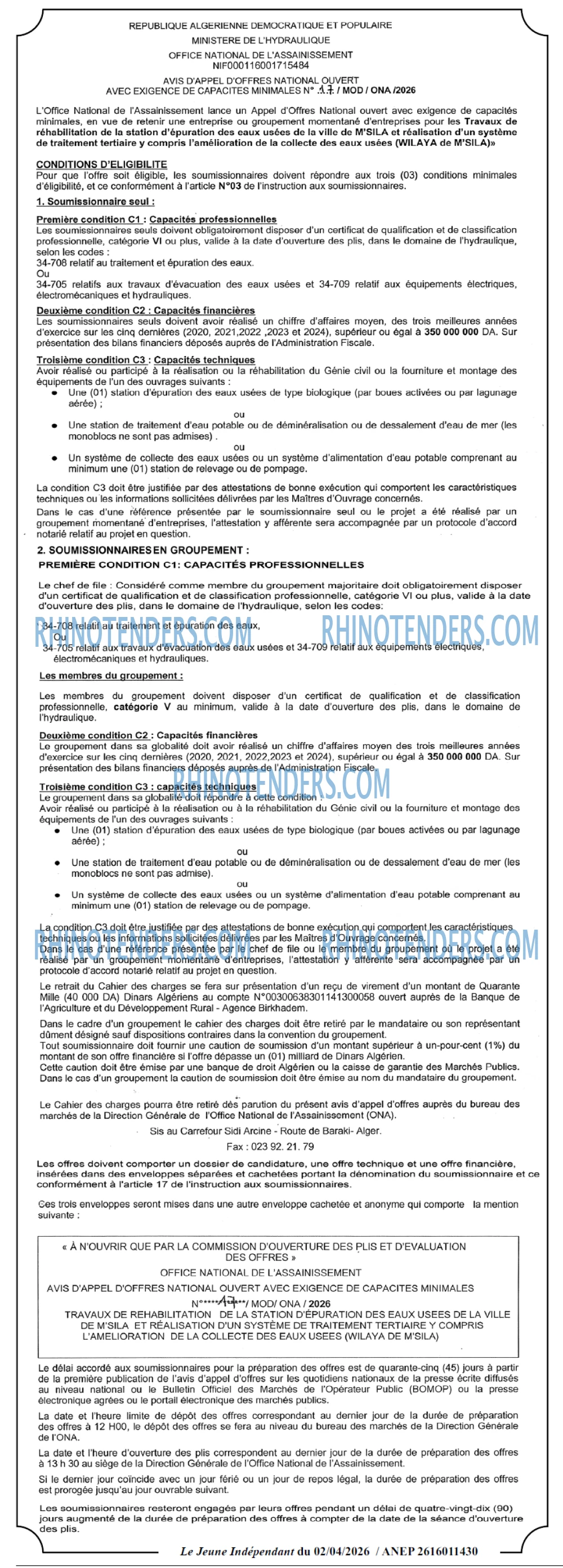 Jeune Independant