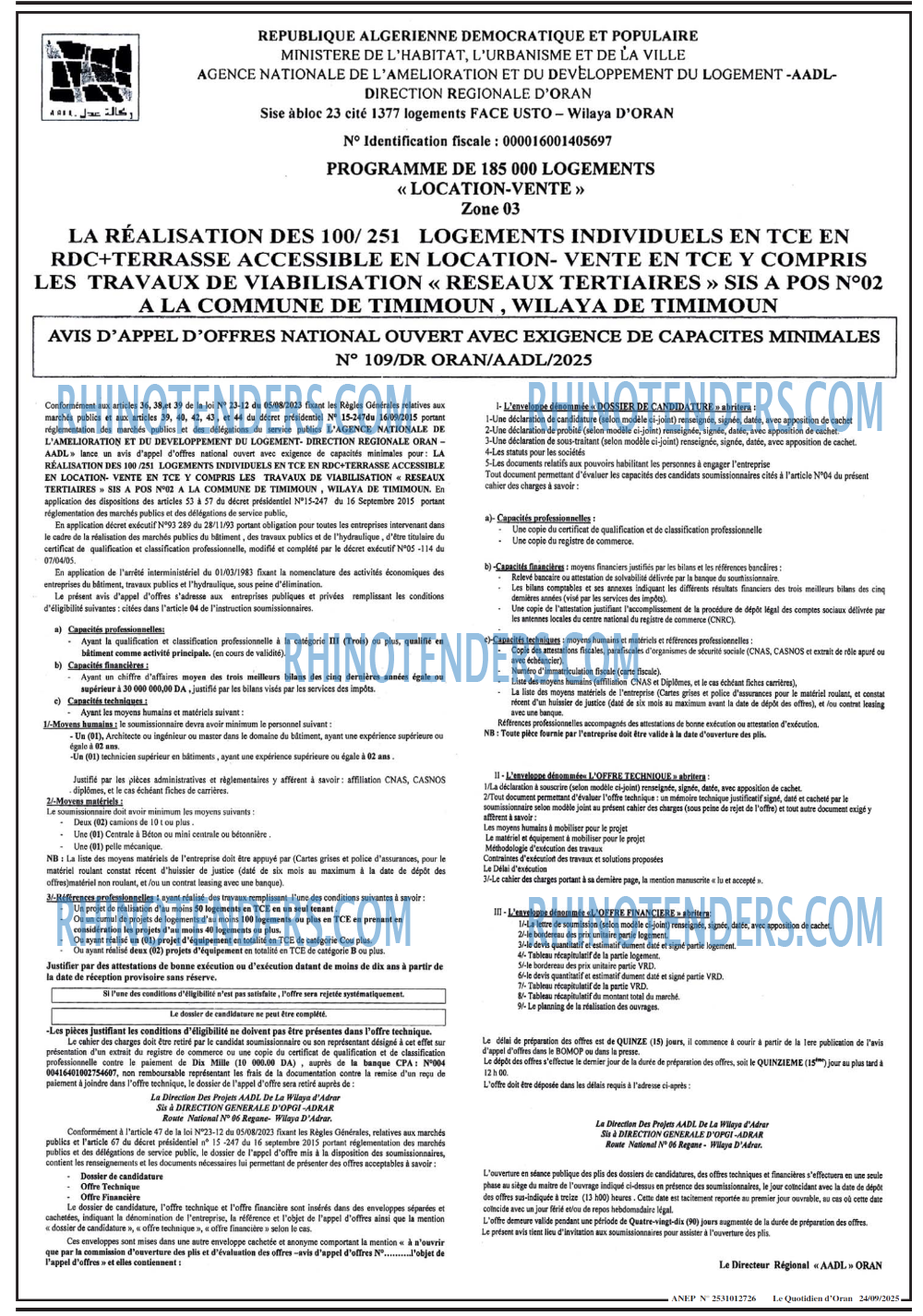 Le Quotidien d'Oran