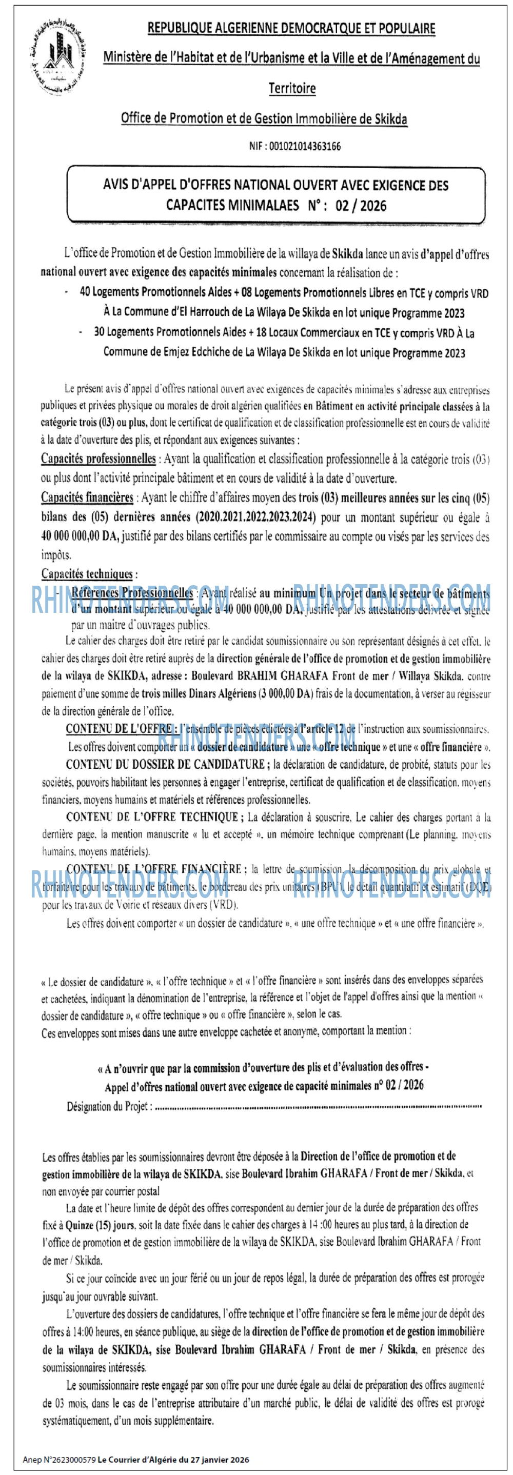 Le Courrier d'Algerie