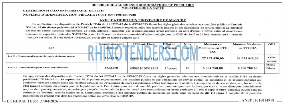LE REDACTEUR