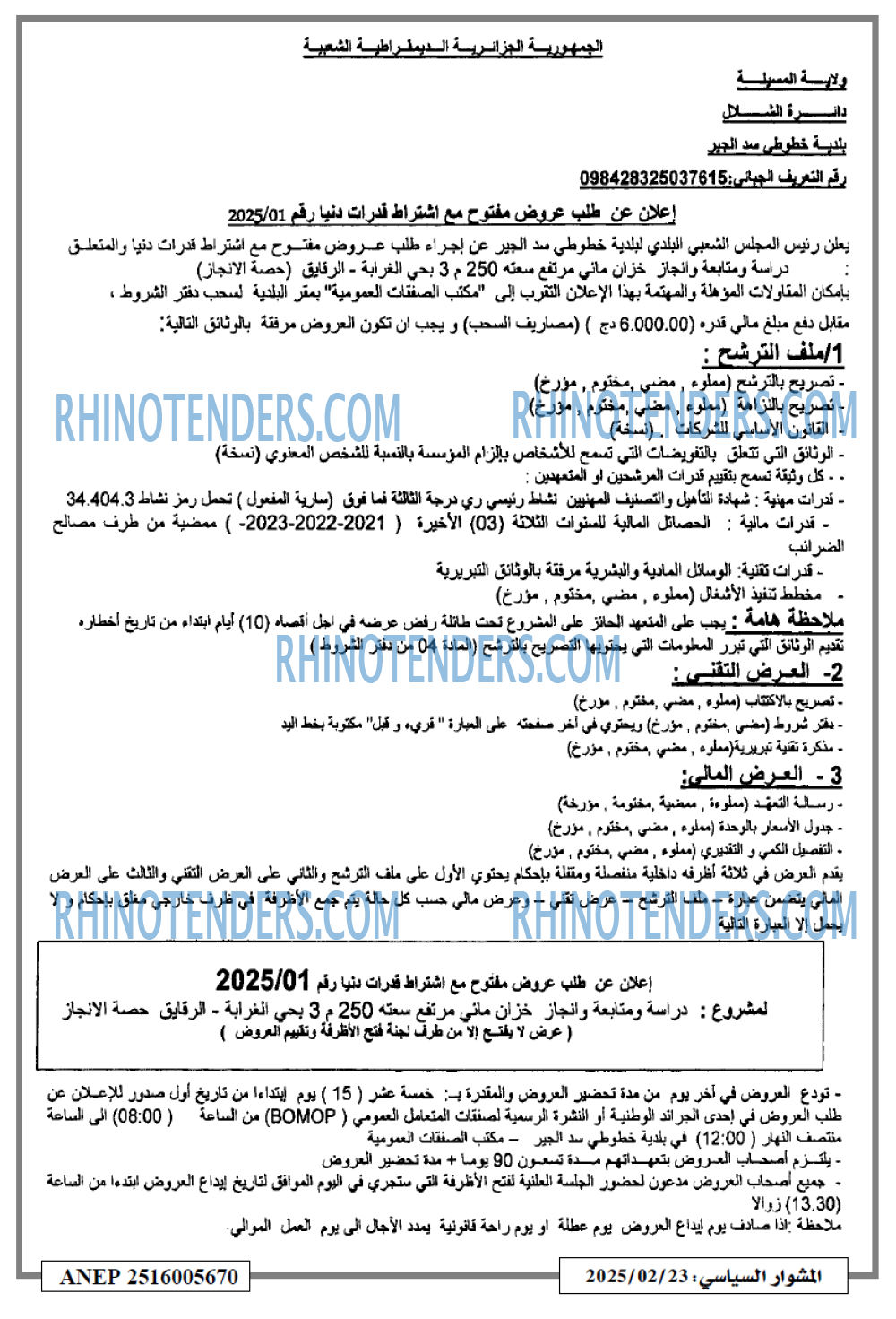 المشوار السياسي