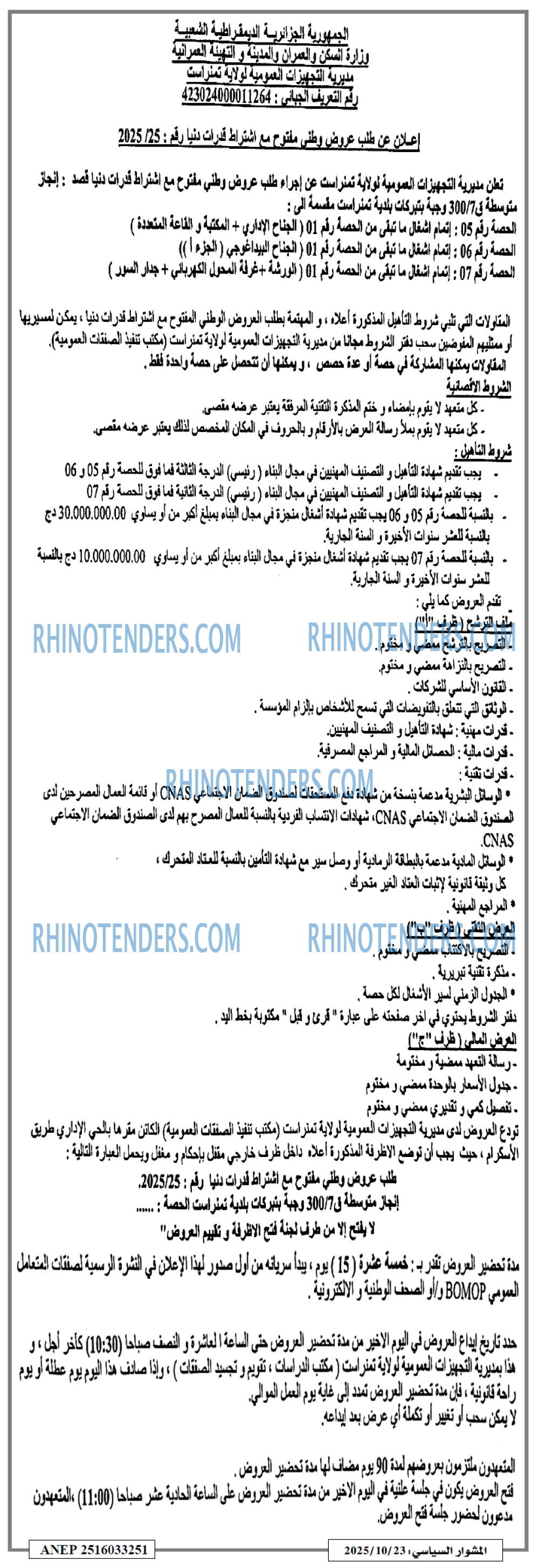 المشوار السياسي