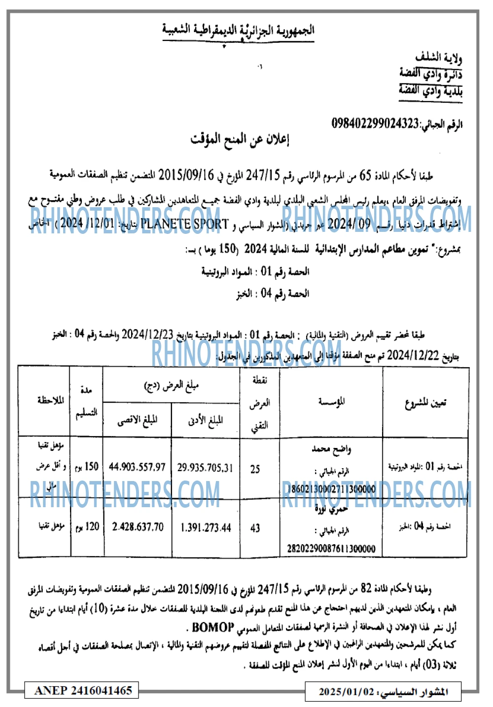 المشوار السياسي