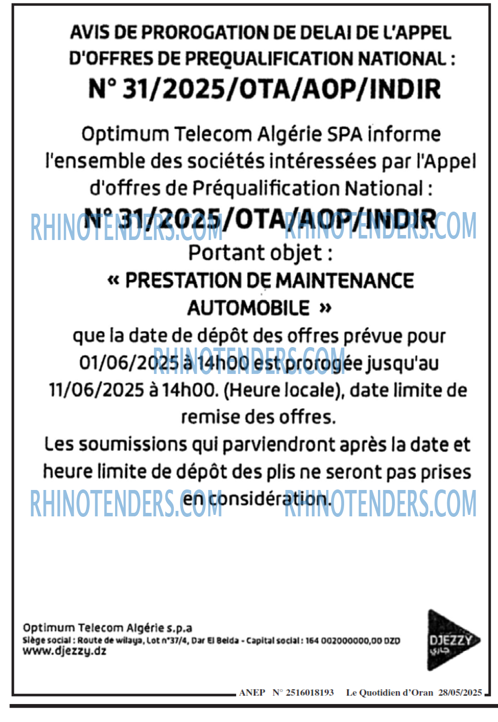Le Quotidien d'Oran