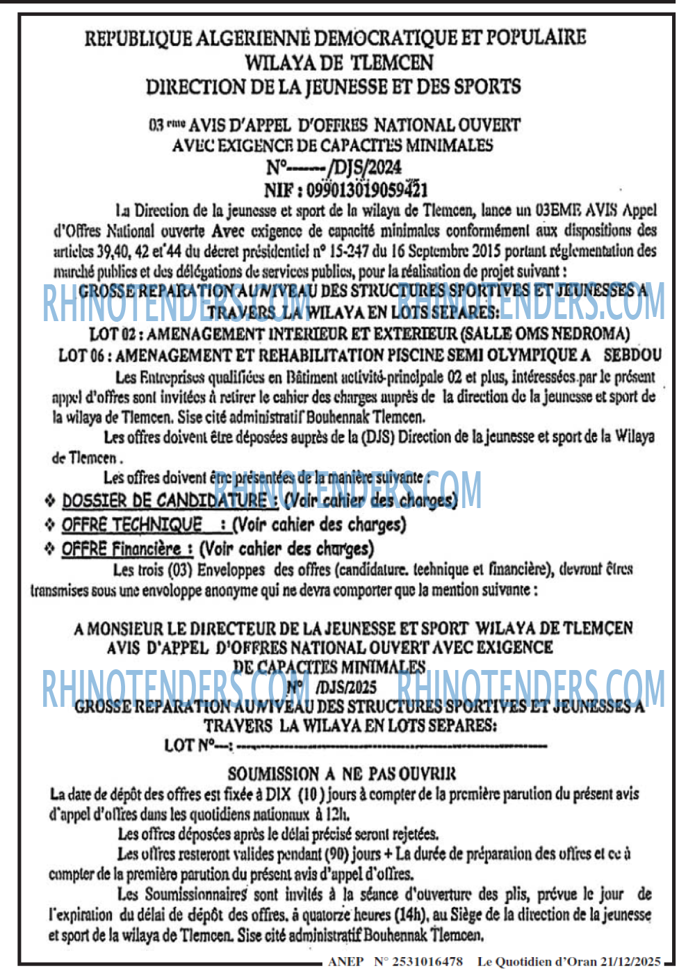 Le Quotidien d'Oran