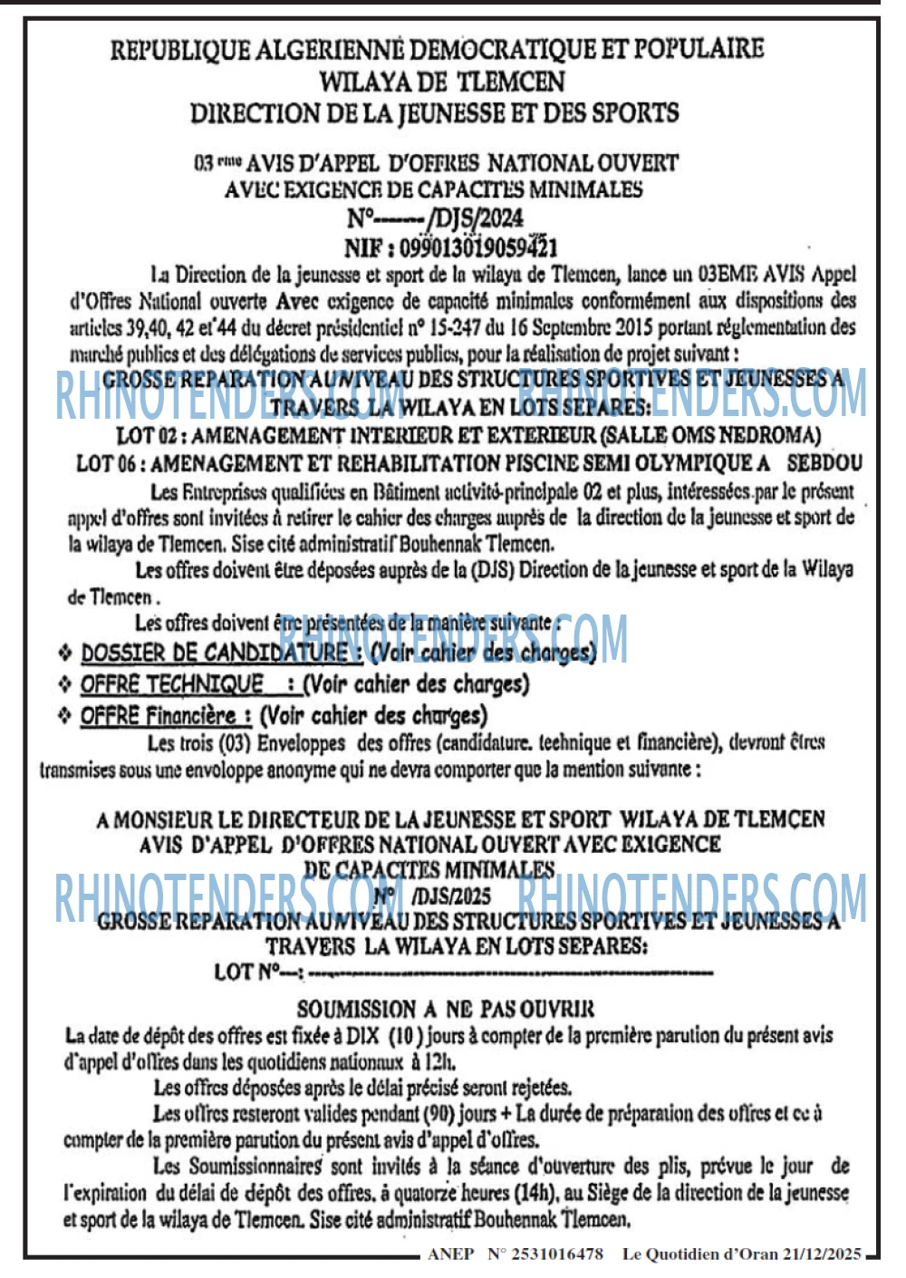 Le Quotidien d'Oran