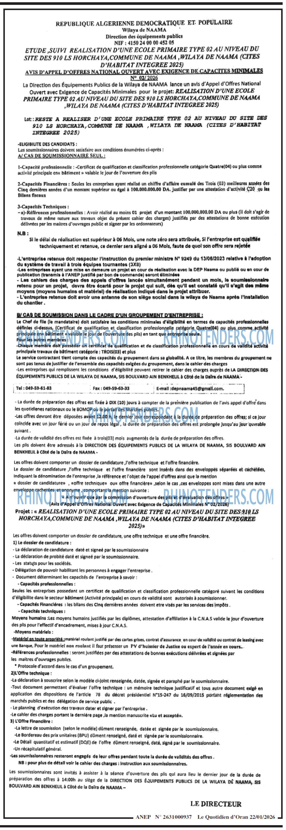 Le Quotidien d'Oran