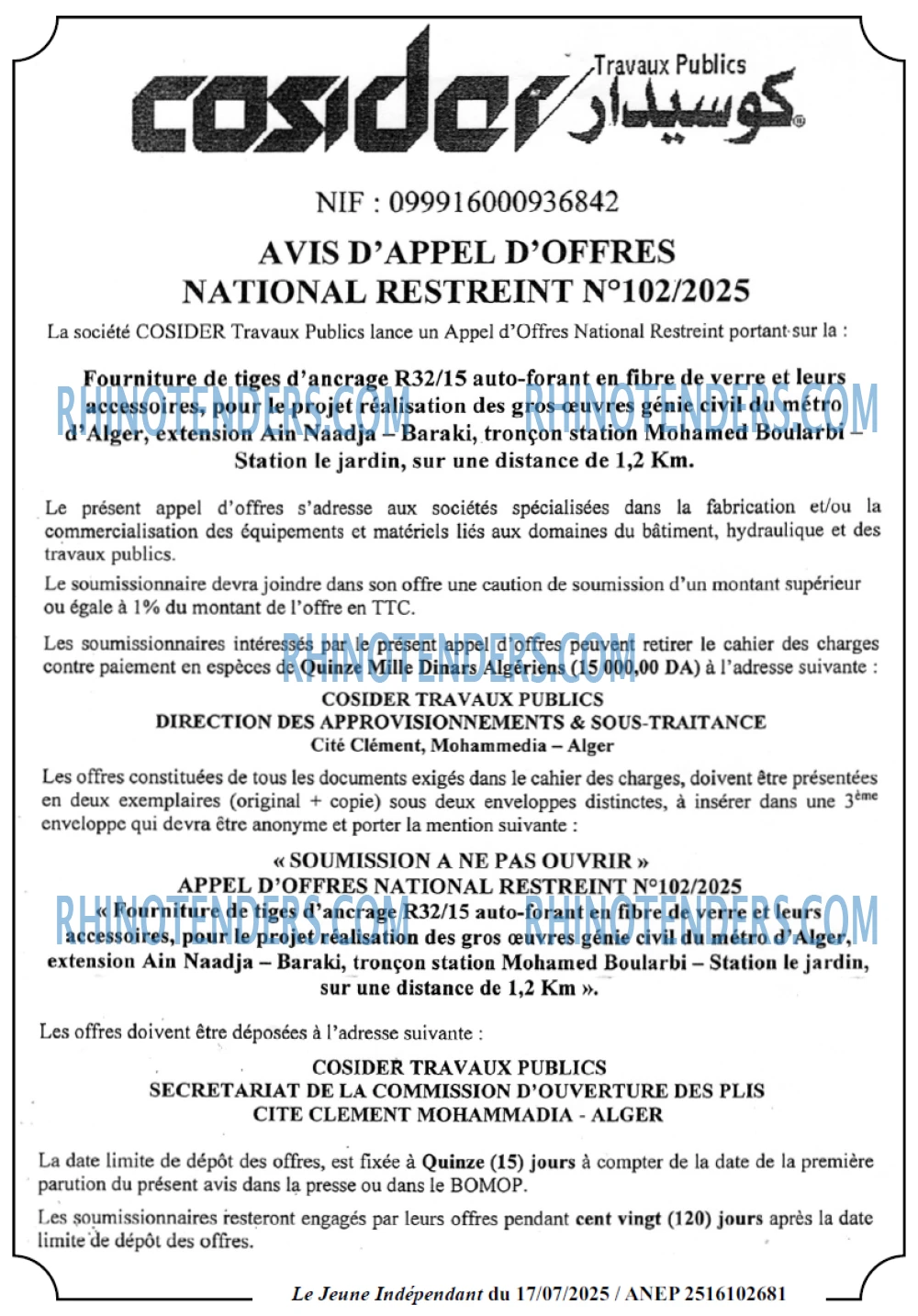 Le jeune indépendant