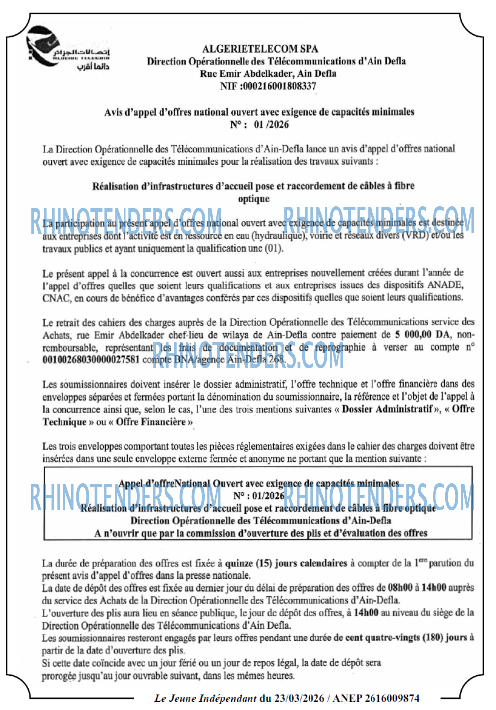 Jeune Independant