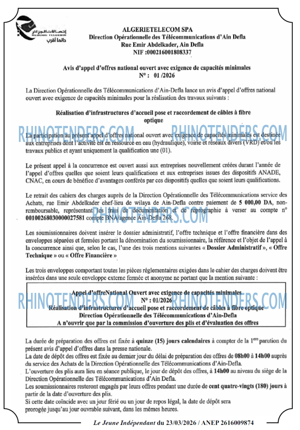 Jeune Independant