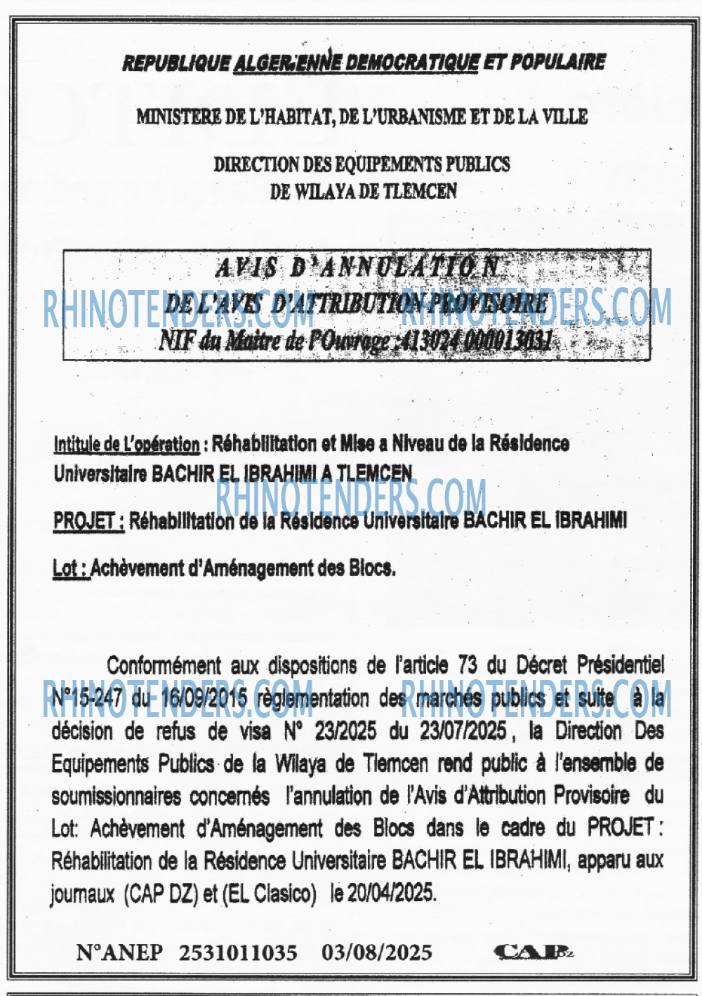 CAP OUEST